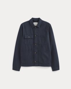 Alternative view of The Denim Utility Jacket | Garment-Dyed Navy