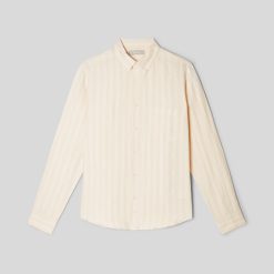 Alternative view of The Classic Shirt in Linen | Brazilian Sand / Canvas Tan