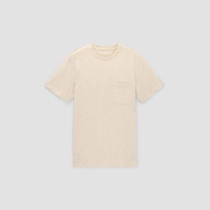 Alternative view of The Premium-Weight Pocket Tee | Uniform | Heathered Cashew