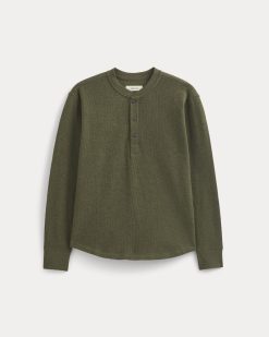 Alternative view of Thermal Henley in Cozy Waffle | Heather Beech