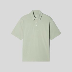 Alternative view of The Premium Weight Relaxed Polo | Seagrass
