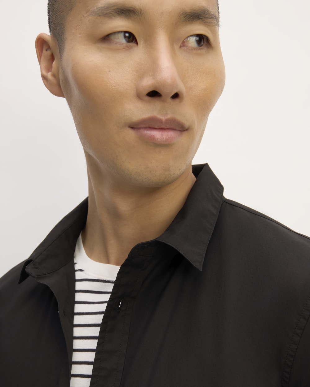 The Supima® Poplin Shirt | Black - Image 4