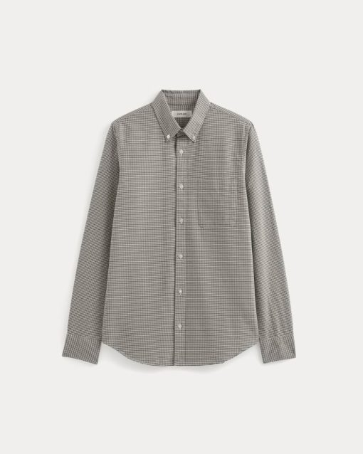 Alternative view of The Slim Oxford Shirt | Forest Night Gingham | Standard
