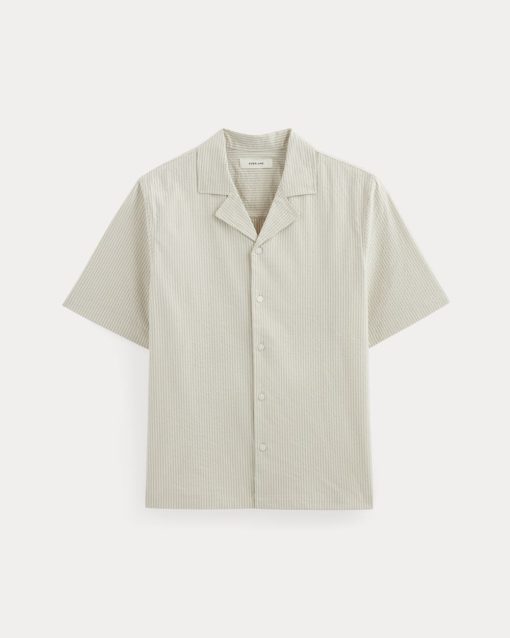 Alternative view of The Seersucker Resort Shirt | Trench Coat Khaki / Natural