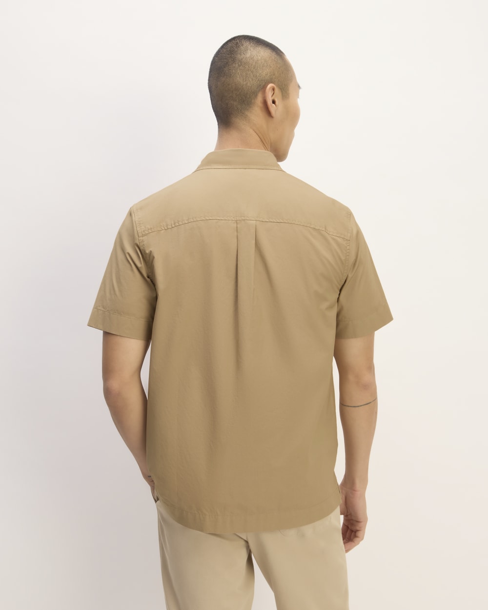 The Supima® Short-Sleeve Poplin Shirt | Tiger's Eye - Image 6