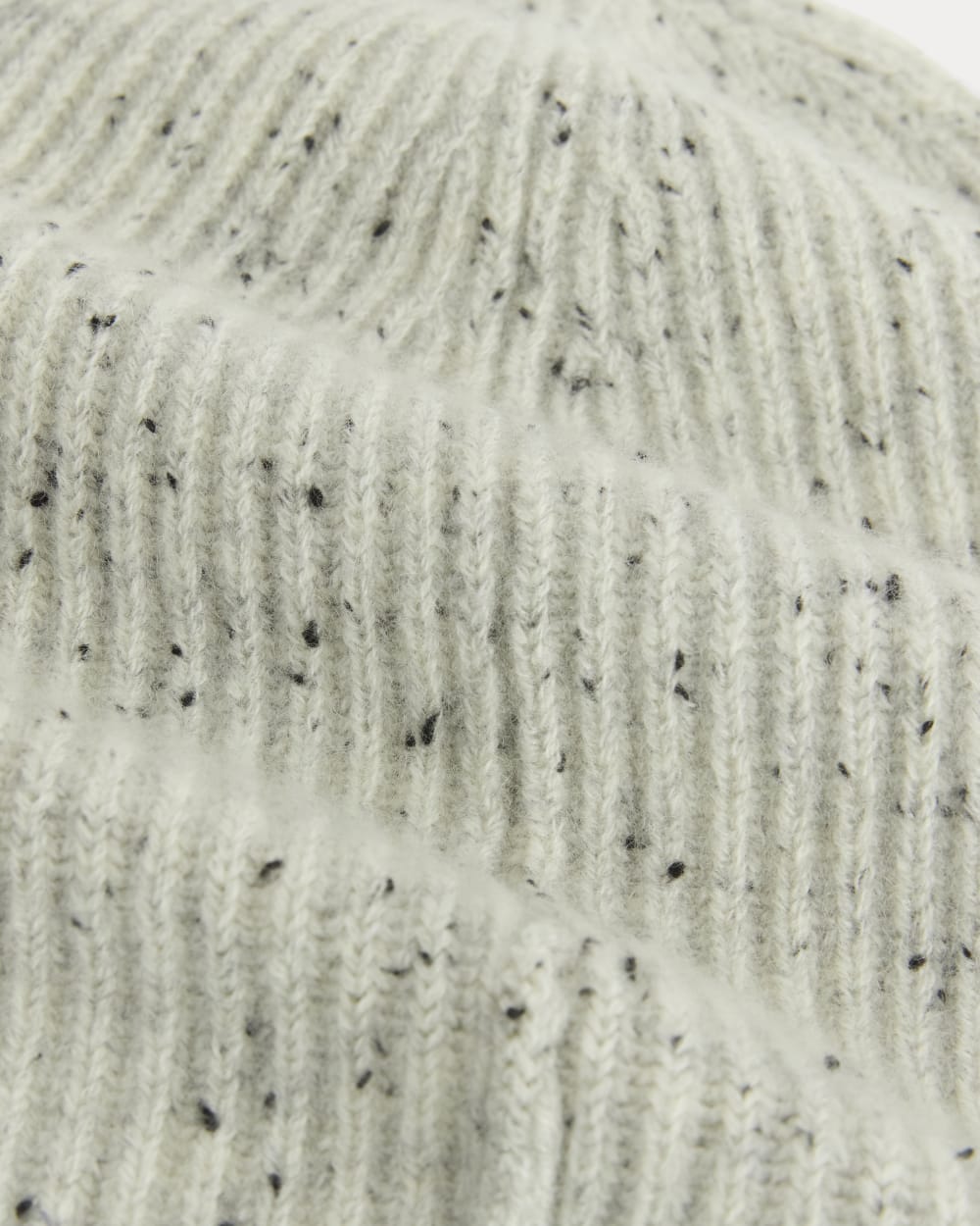 The Cashmere Ribbed Beanie | Frost Donegal - Image 4
