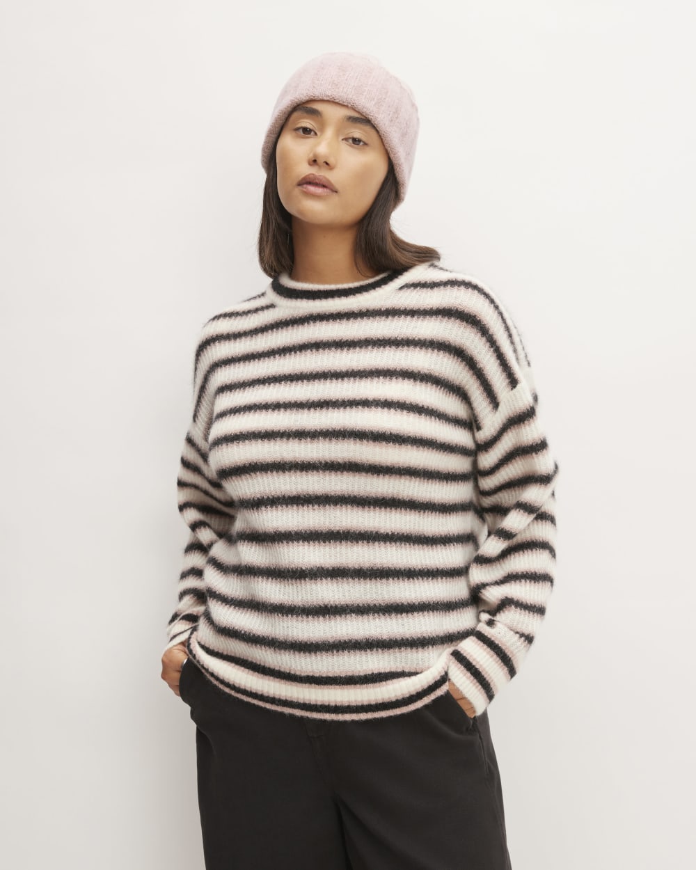 The Alpaca Beanie | Blush Pink - Image 5