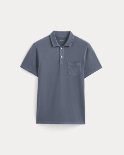 Alternative view of The Essential Organic Garment-Dyed Polo | Navy