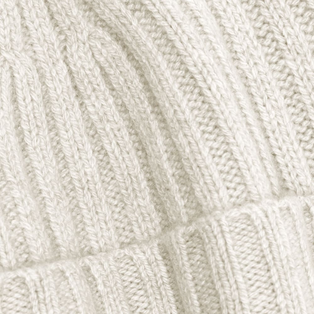 The Cashmere Beanie | Pale Heather Grey - Image 3
