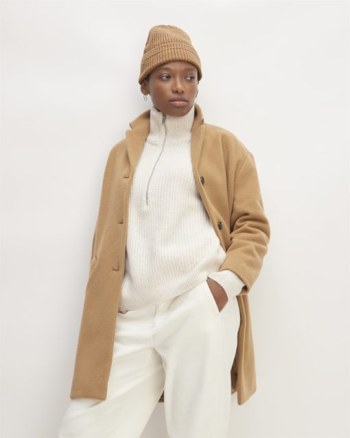 Alternative view of The Organic Cotton Chunky Beanie | Toasted Coconut