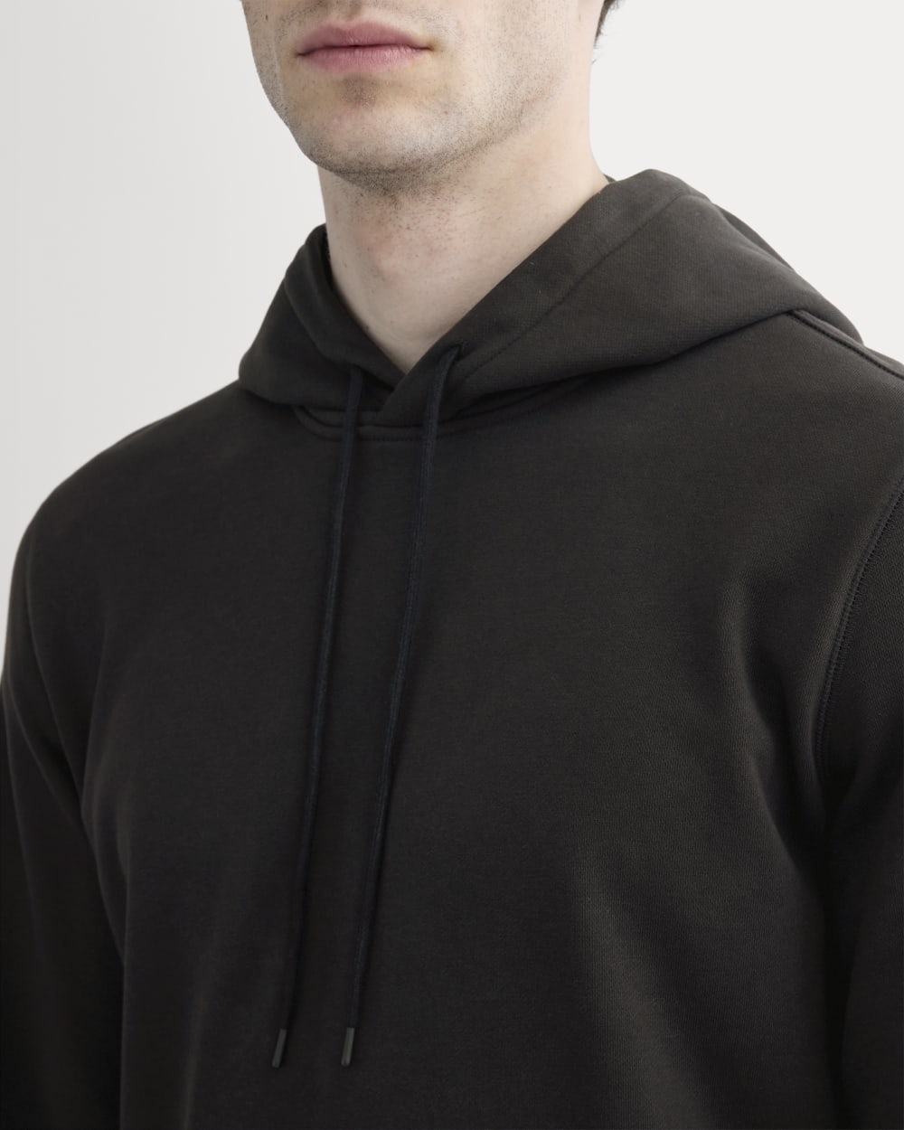 The Off-Duty Terry Hoodie | Black - Image 4