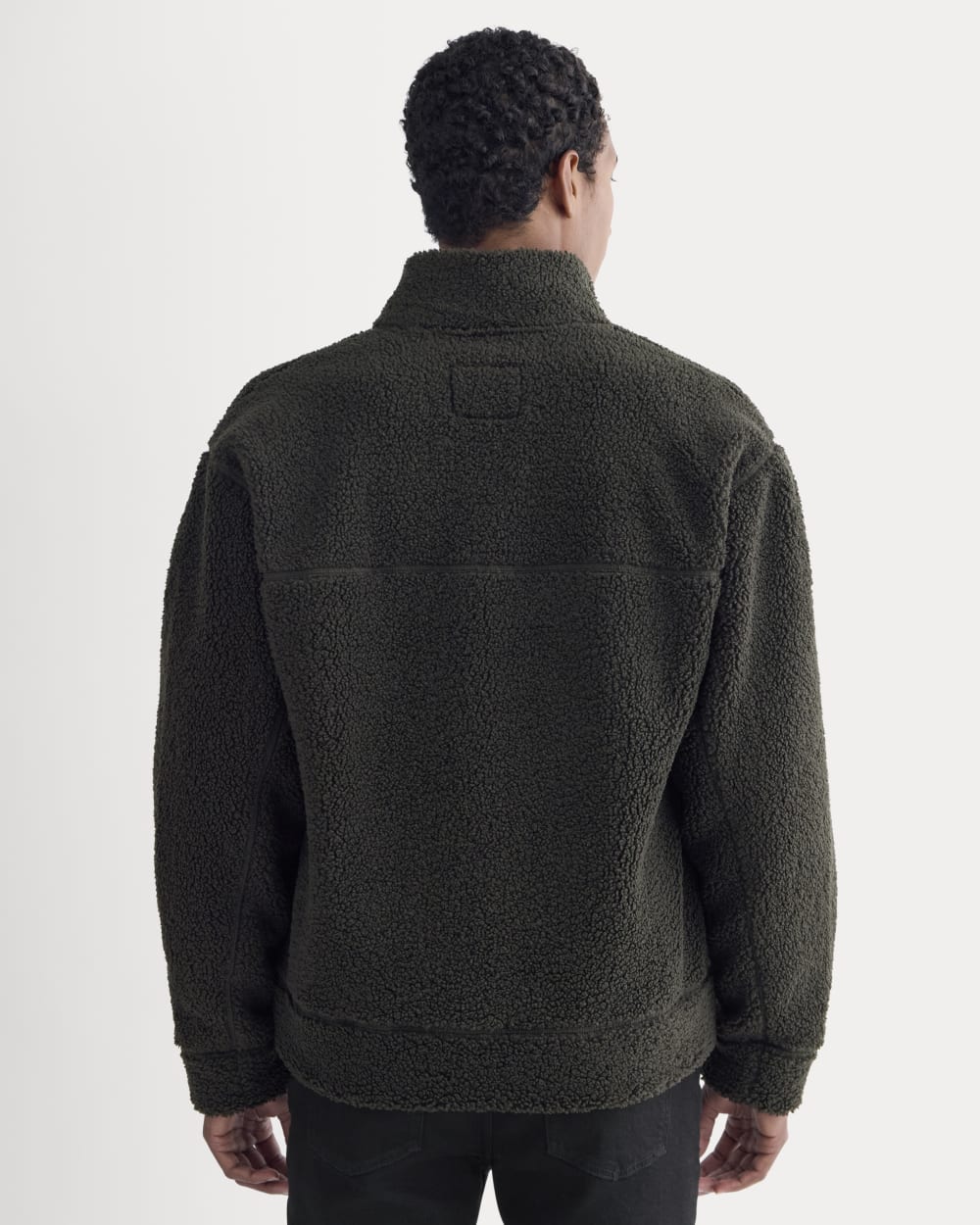 ReTrack Fleece Zip-Up | Black - Image 5
