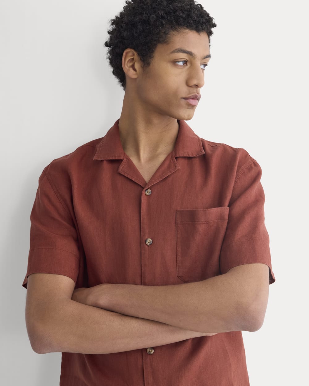Linen Resort Shirt | Black - Image 3
