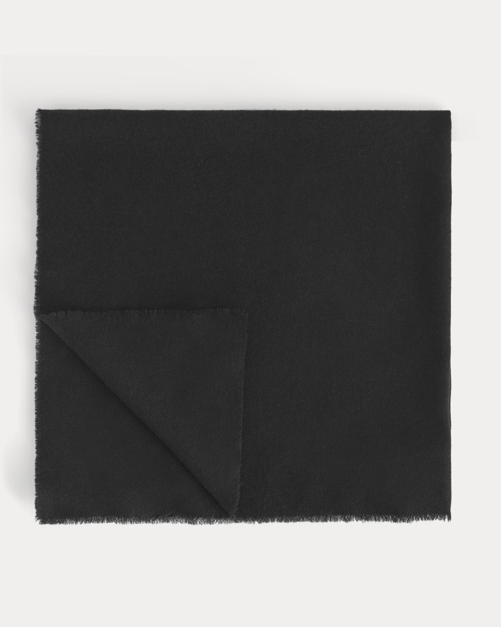 The Cashmere Feather Scarf | Black - Image 2