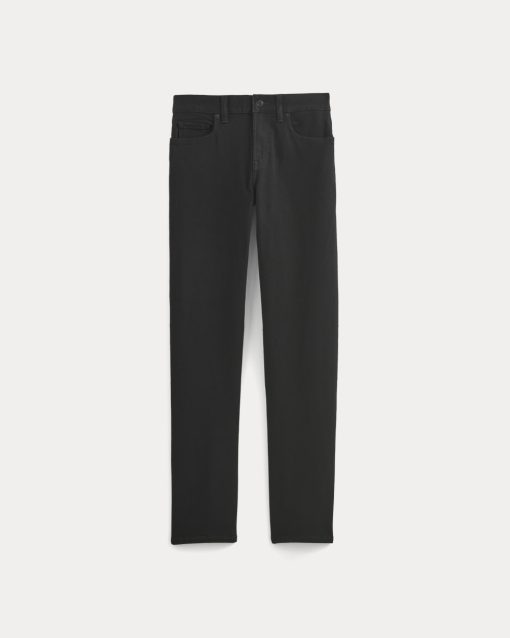Alternative view of Straight-Leg Stretch Jean |  Black