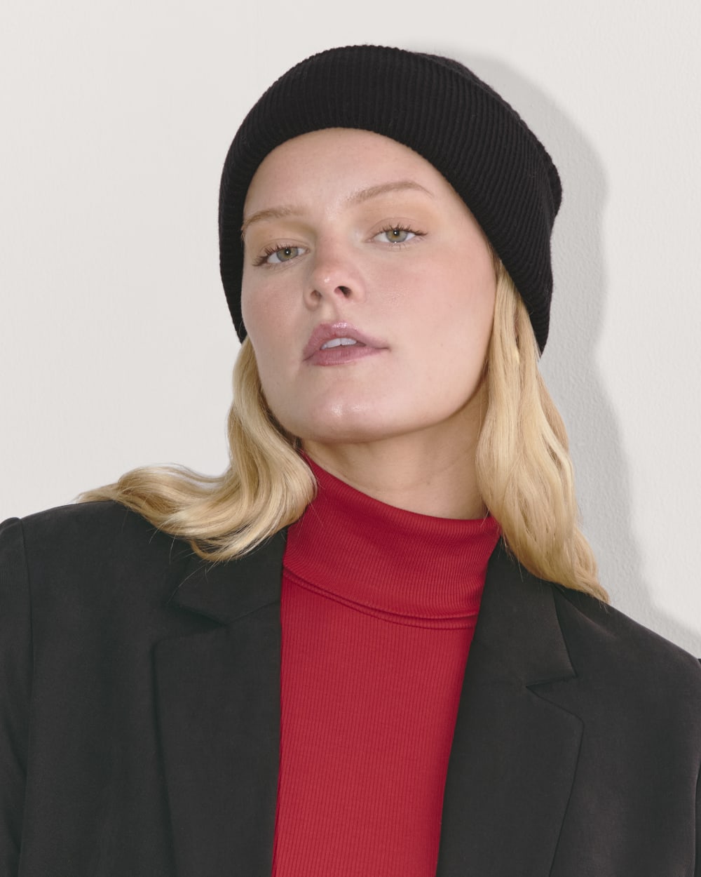 The Waffle Beanie | Black - Image 2