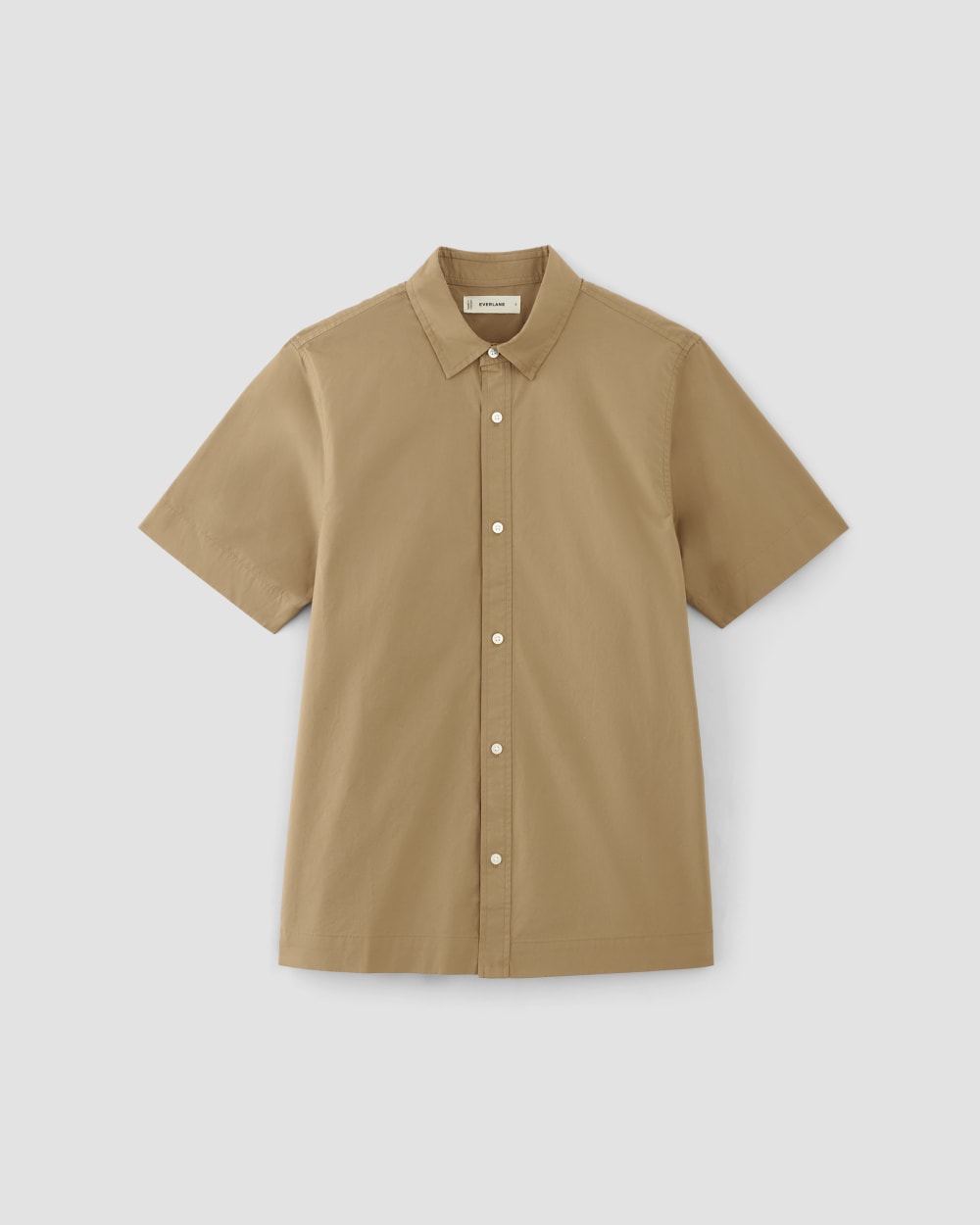 The Supima® Short-Sleeve Poplin Shirt | Tiger's Eye - Image 2