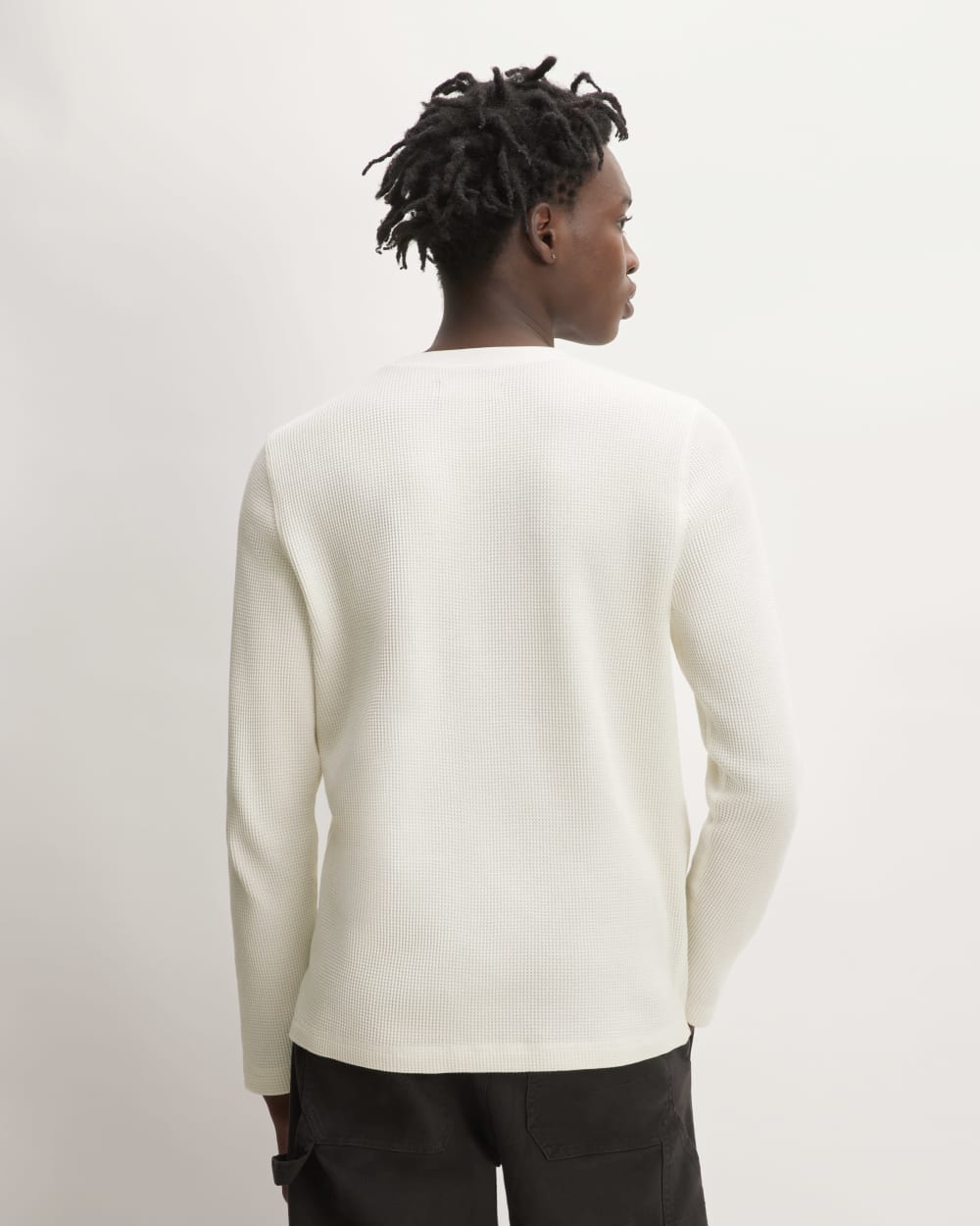 The Waffle Long-Sleeve Crew | Bone - Image 4
