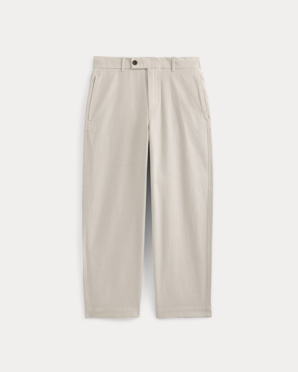 Cropped Slub Trouser | Peyote - Image 2